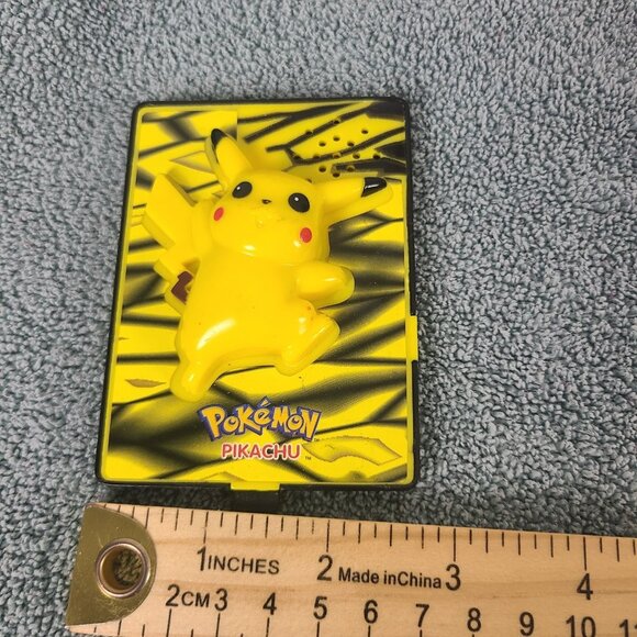 2000‎ Pikachu 4" Burger King  Action Figure Card  Nintendo Pokemon - Picture 4 of 6
